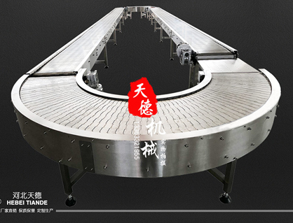 360度鏈板轉(zhuǎn)彎機、循環(huán)型轉(zhuǎn)彎輸送機